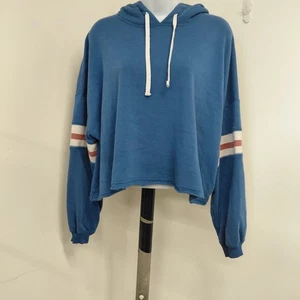 American Eagle Hoodie Damen Gr. Small hellblau Cropped Oberteil Langarm 💙  - Bild 1 von 17