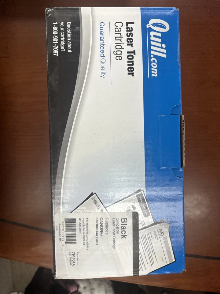 QUILL Laser Toner Cartridge Canon 13" 6.5" Black 791104A - Image 1 of 1