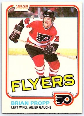 1981-82 O-Pee-Chee Brian Propp Philadelphia Flyers #246 - Image 1 of 2