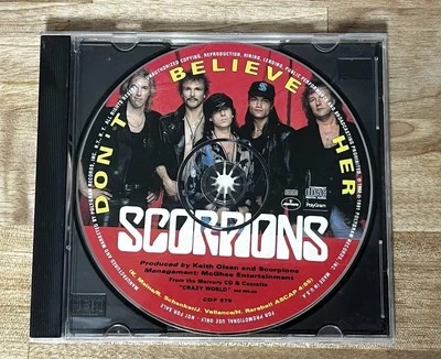 1991 SCORPIONS Don't Believe Her CD Promo Single Excellent Condition! - Image 1 of 4
