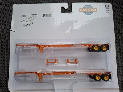 ATHEARN YANG MING MODEL TRAINS ATH28835 CONTAINER 45' CHASSIS x 2 - HO Scale - Image 1 of 4