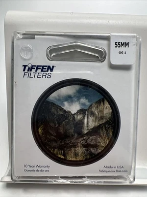 Tiffen Glimmerglass 1 Filter 55mm Diffusion for Portrait Photography/Video/Vlog - Image 1 of 4