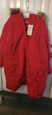 Woman Within The Arctic Parka Knee Length Duck Down 3M Insulated Coat Size 5X - Image 1 of 4