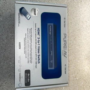 Interfaz HDMI BELKIN Pure AV 3 a 1 interruptor/adaptador de video nuevo - Imagen 1 de 4