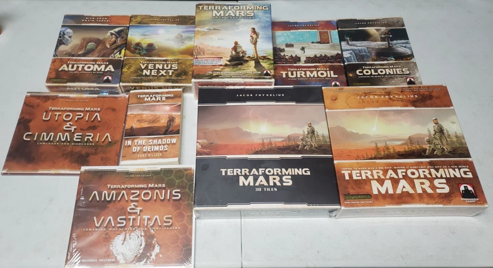 Terraforming Mars LOTE (10) Juego Core + Expansiones Nuevo Foto 1 de 1