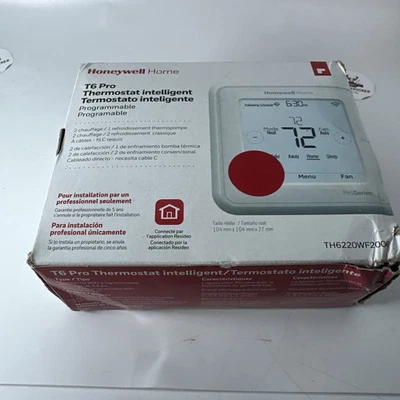 Honeywell Home T6 Pro Smart Thermostat WiFi Programmable TH6220WF2006 - Image 1 of 4