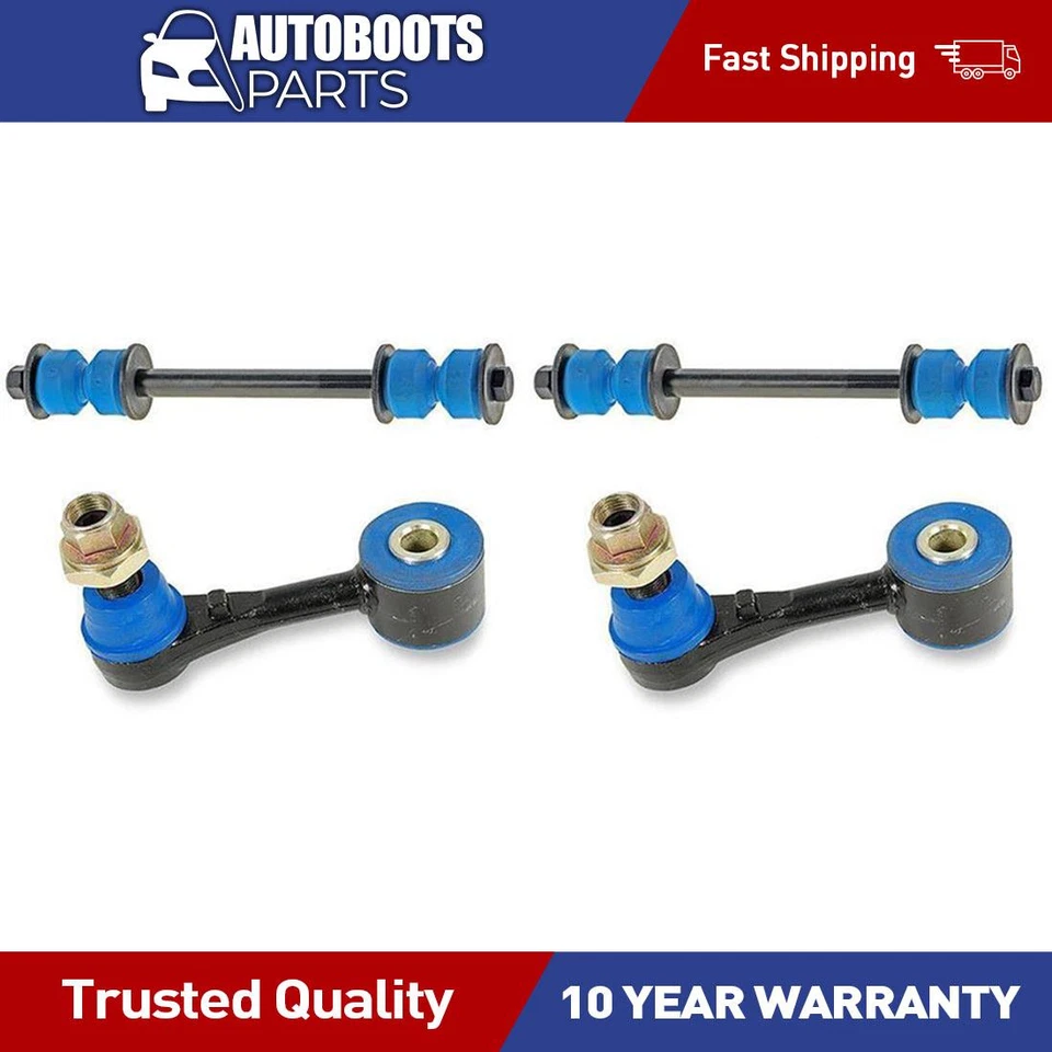 Kit de link de barra estabilizadora traseira dianteira para Chevrolet Silverado 3500 HD 2007-2019 - Imagem 1 de 2