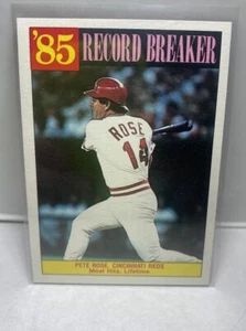 Pete Rose 1986 Topps Record Breaker #206 Cincinnati Reds - Bild 1 von 2