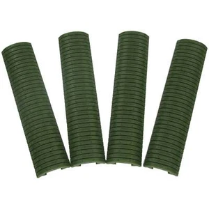 Cubiertas de riel Dye DAM - paquete de 4 - verde OD - Imagen 1 de 1