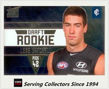 2011 Select AFL Infinity Draft Rookie Card DR17 Luke Mitchell (Carlton)