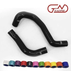Fit 2007-2019 Toyota Tundra / Sequoia 5.7L V8 Silicone Radiator Hoses Kit Black - Picture 1 of 12