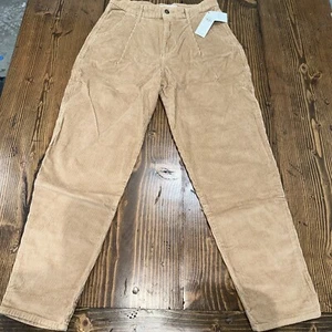 Hollister Women's 7R (28W) Ultra High Rise Soft Corduroy Pants - Tan - Picture 1 of 6
