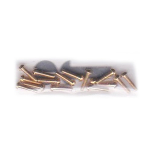 Walthers #947-1072 Brass Machine Screw (12 in pkg) #2-56 x 3/16 Flat