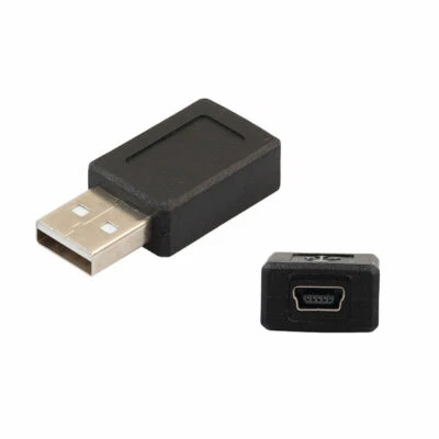 USB 2.0 A Male to Mini 5pin USB Female Connector Extended Adapter Convertor - Image 1 of 4