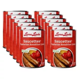 Loma Linda - Saucettes (15 oz.) (12 Pack) - Plant Based - Vegetarian Links - Picture 1 of 4