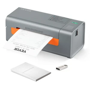 VEVOR Imprimante d'Étiquettes Thermique 4x6 203 dpi Via USB pour Amazon eBay UPS - Photo 1/12