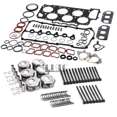 Engine Rebuild Overhaul Pistons Kit For Porsche Cayenne VW Audi Q7 3.6 VR6 BWS - Image 1 of 4