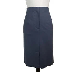 Talbots Skirt size 8 Petite Gray Wool Straight Knee Stretch Career Suit Career - Picture 1 of 7