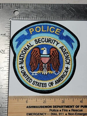 MK2 B6 Police patch National Security Agency  - Image 1 of 2