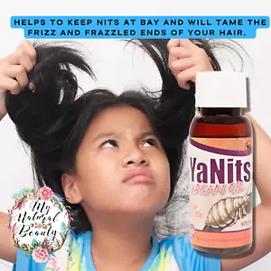 YaNits Argan Oil- Nit Conditioning Oil. Deter Nits and Head lice Naturally- 50ml - Picture 1 of 9
