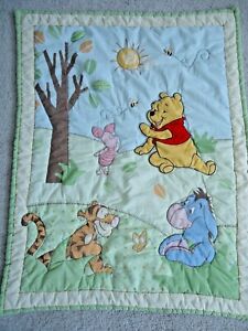 Disney Winnie the Pooh Crib Blanket Vintage