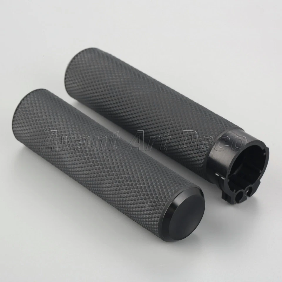 Empuñaduras de manillar de motocicleta de 1" 2 piezas para Harley Heritage Softail 1995 Foto 1 de 4