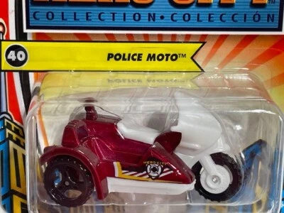 2003 Matchbox Hero City Police Moto Motorcycle, #40, Red, 1/64 - Image 1 of 4