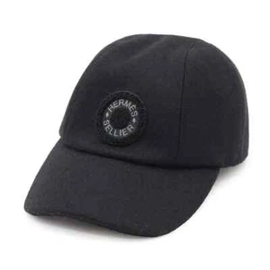 Gorra universitaria HERMES Davis talla 59 lana 100 % negra - Imagen 1 de 9