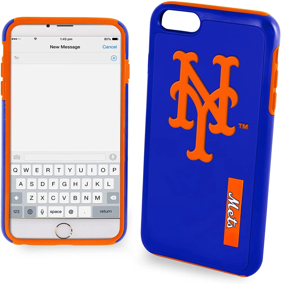 FOCO MLB Licensed New York Mets Hybrid Case For iPhone 6 & 6s (4.7") - Image 1 of 1