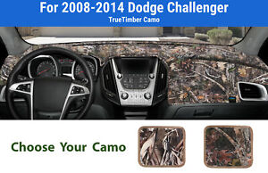 Dashboard Dash Mat Cover for 2008-2014 Dodge Challenger (TrueTimber Camo)