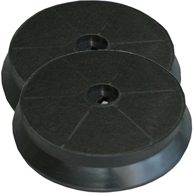 KEENBERK 2 Stück Ersatzkohlefilter passend für K650, Lenoxx Ravenna 90 rund NEU