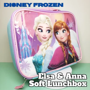 Disney Frozen - Elsa und Anna Schneeflocke glitzernd weich Brotdose Etui (Neu mit Etikett) - Bild 1 von 17