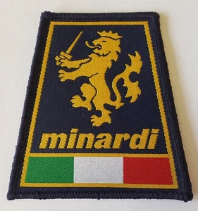 Minardi F1 Formula One Woven Badge 75 x 78mm - Picture 1 of 1