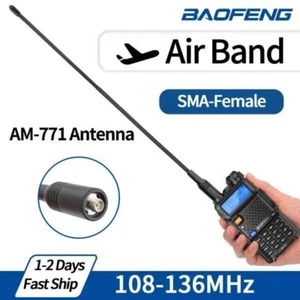 AM-771 SMA-Female High Gain Air Band Antenna 108-136Mhz Air Band - Photo 1/2