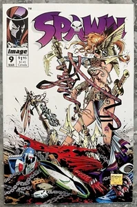 Spawn #9 en estado bastante bueno primera aplicación de Angela & Medi Spawn🔥 Todd McFarlane Image Comics 1993 - Imagen 1 de 2