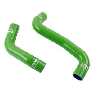 CMS Green Silicone Radiator Coolant Hose for 2008-2018 Subaru Impreza WRX STI - Picture 1 of 15
