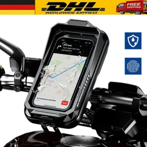 Support Téléphone Étanche Support Smartphone pour Vélo Moto jusqu'à 6,8 Pouces - Photo 1/15