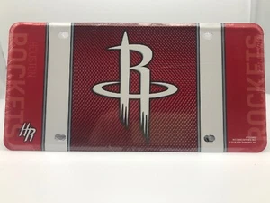 Houston Rockets Jersey Design Premium Metal Tag Aluminum Novelty License Plate - Picture 1 of 1