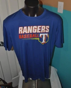 Camisa de béisbol Texas Rangers MLB 100 % poliéster para hombre talla pequeña - X grande - Imagen 1 de 4
