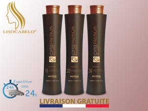 Kit Complet3X1000ml Lissage Brésilien Honma Tokyo All Liss Premium Coffee WENNOZ - Imagen 1 de 1