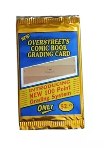 Overstreet Comic Book Grading Card Guide OWL/ONE Vintage Factory Sealed Pack - Picture 1 of 6