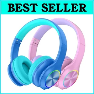 Comfortable Over-Ear Kids Headphones with 25H Battery & Fast USB-C Charging - Picture 1 of 2