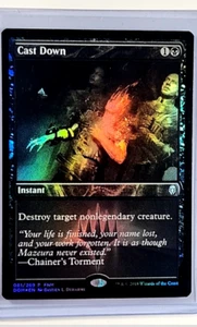 2018 MTG Magic the Gathering DOM Dominaria FNM Promo Pack Foil #81 Cast Down - Picture 1 of 2