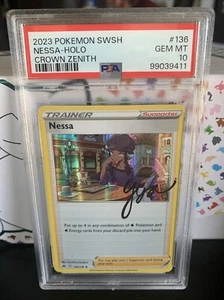 PSA 10 Nessa 136/159 Crown Zenith Holo - Picture 1 of 2