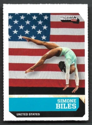 Cartão SIMONE BILES 2018 SI Sports Kids, ginástica feminina/medalha de ouro olímpica #777 - Imagem 1 de 2