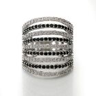 Womens Engagement Cubic Zirconia Ring ,  Wedding Huge Silver Plated Ring Band