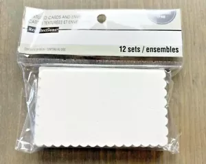 NEW Recollections Textured Cards with Envelopes 12 Count White 2" x 3.5" - Picture 1 of 5