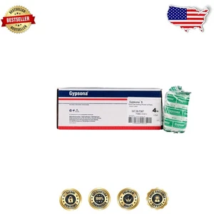 Gypsona S extra schnelle Bandagen & Schienen - 4" x 5 yd, 12 Stück für Frakturen - Bild 1 von 2