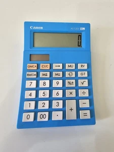 Canon AS-120V 12 Digit Calculator - Blue - Picture 1 of 4
