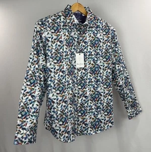 Camisa Robert Graham Abotonada Para Hombres XL Colorida Vibrante Multicolor Obra de Arte LS NUEVA CON ETIQUETAS - Imagen 1 de 13